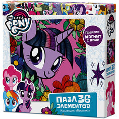 Пазл Origami "My little pony" 36 элементов + магнит Сумеречная Искорка