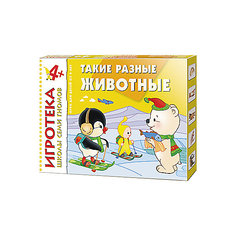 Игротека ШСГ 4+ Такие разные животные Мозаика Синтез