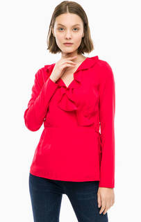 Красная блуза с запахом Vero Moda