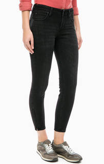 Черные джинсовые капри Lee