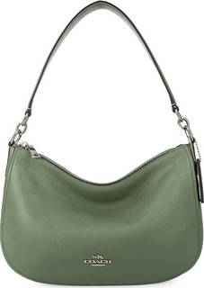 Кожаная сумка с длинной ручкой Coach