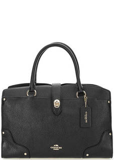 Кожаная сумка с короткими ручками Coach