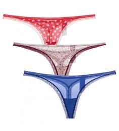 Комплект из трех трусов-стрингов Calvin Klein