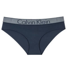 Синие трусы-шорты с широкой резинкой Calvin Klein