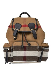 Текстильный рюкзак в клетку Burberry