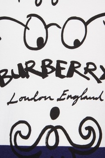 Футболка в контрастную полоску Burberry Children