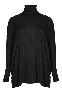 Черная водолазка в рубчик Mm6 Maison Margiela