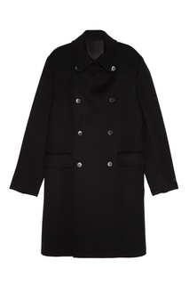 Двубортное пальто из шерсти Prada