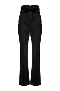 Черные брюки из атласа Ann Demeulemeester