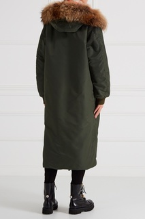 Парка с мехом на капюшоне Forte Couture
