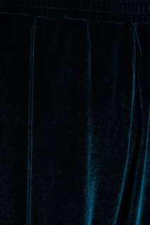 Бархатные брюки зеленые Forte Couture