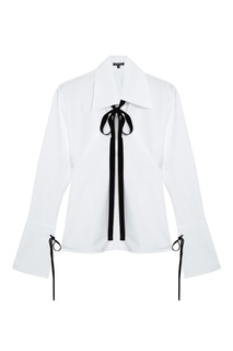 Хлопковая блузка с завязками Ann Demeulemeester
