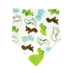 Нагрудник с прорезывателем Жирафики «Динозаврики»