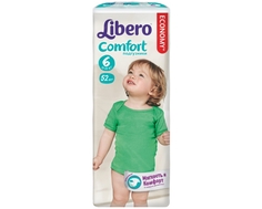 Подгузники Libero Comfort 6 (12-22 кг) 52 шт.