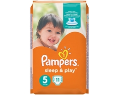 Подгузники Pampers Sleep&amp;Play 5 (11-18 кг) 11 шт.