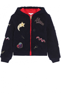 Спортивный кардиган с капюшоном и аппликациями Marc Jacobs