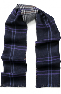 Шерстяной шарф с бахромой Eton