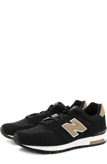 Замшевые кроссовки 565 с текстильными вставками New Balance