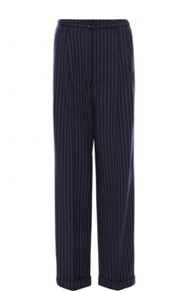 Шерстяные брюки с защипами и поясом Polo Ralph Lauren