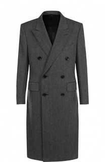 Двубортное пальто из смеси шерсти и кашемира Tom Ford
