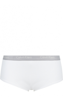Хлопковые шорты с логотипом бренда Calvin Klein Underwear