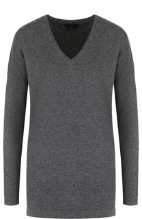 Кашемировый пуловер с V-образным вырезом Escada