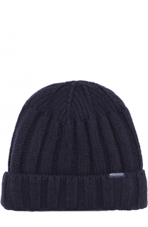 Шерстяная шапка фактурной вязки Woolrich