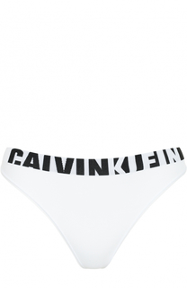 Однотонные стринги с логотипом бренда Calvin Klein Underwear