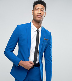 Синий супероблегающий пиджак ASOS TALL - Синий