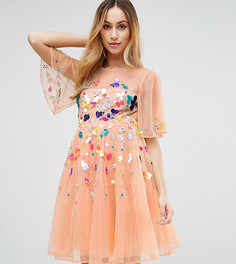 Платье мини с пайетками ASOS Maternity - Розовый