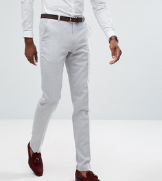 Светло-серые брюки скинни ASOS TALL - Серый