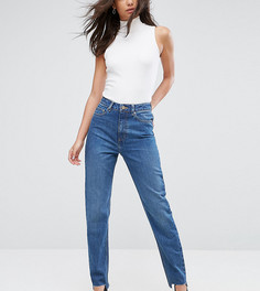 Джинсы в винтажном стиле со ступенчатым нижним краем ASOS TALL ORIGINAL - Синий