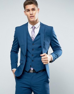 Синий пиджак зауженного кроя River Island - Синий