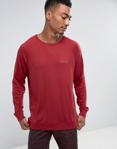 Лонгслив классического кроя Calvin Klein - Красный