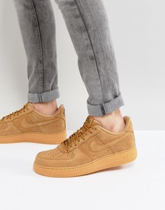 Бежевые кроссовки Nike Air Force 1 07 Low Flax AA4061-200 - Бежевый
