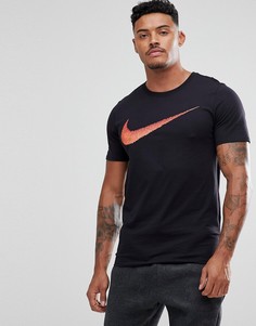 Черная футболка с логотипом Nike 707456-011 - Черный