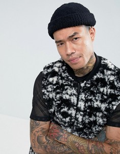 Черная шапка-бини ASOS - Черный
