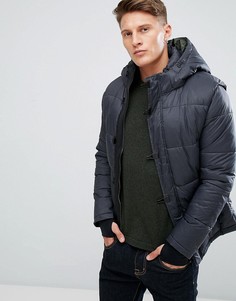 Дутая куртка с капюшоном-маской Jack &amp; Jones Core - Серый