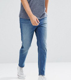 Синие суженные книзу джинсы ASOS TALL - Синий