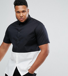 Облегающая рубашка ASOS PLUS - Черный