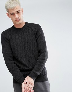 Трикотажный джемпер с высоким воротом Selected Homme - Зеленый