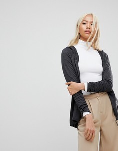 Кардиган на молнии с капюшоном Subtle Luxury - Серый