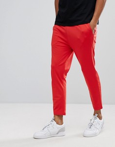 Красные укороченные джоггеры скинни ASOS - Красный
