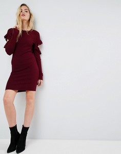 Трикотажное платье ASOS - Черный