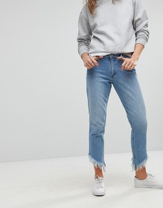 Прямые джинсы с бахромой Only - Синий