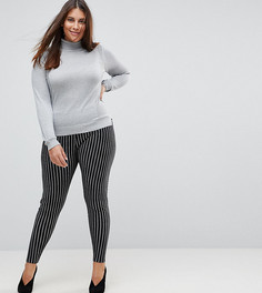 Облегающие брюки в полоску ASOS CURVE - Мульти