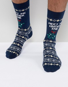 Набор носков в новогоднем стиле для него и для нее ASOS - Мульти