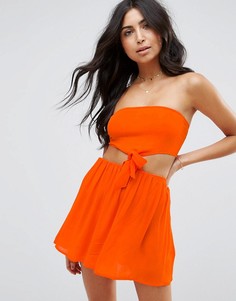 Пляжное платье бандо ASOS - Красный