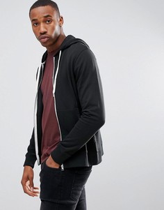 Худи с контрастной молнией Jack &amp; Jones Originals - Черный