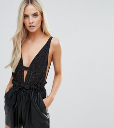 Боди с глубоким вырезом Boohoo Petite - Мульти